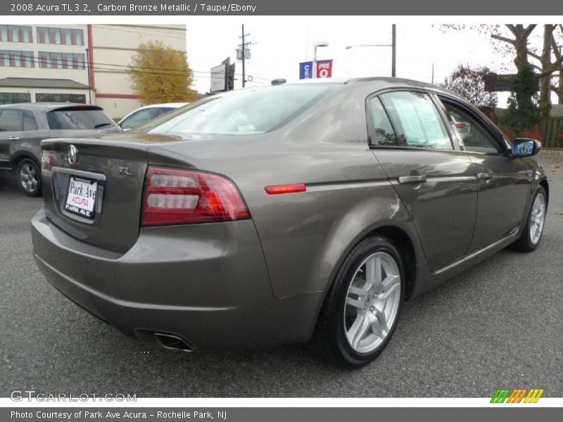 Carbon Bronze Metallic / Taupe/Ebony 2008 Acura TL 3.2