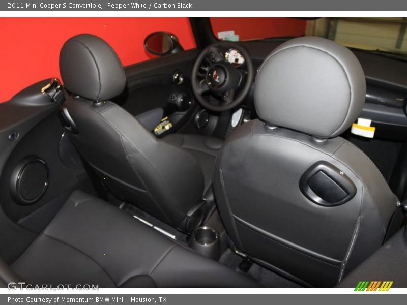 Pepper White / Carbon Black 2011 Mini Cooper S Convertible