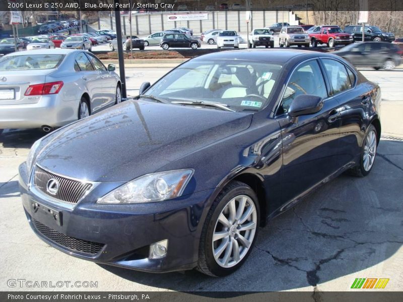 Blue Onyx Pearl / Sterling Gray 2006 Lexus IS 250 AWD