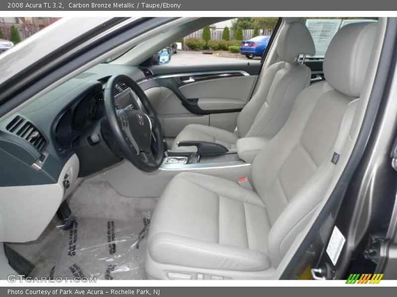 Carbon Bronze Metallic / Taupe/Ebony 2008 Acura TL 3.2