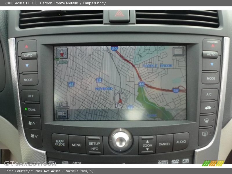 Carbon Bronze Metallic / Taupe/Ebony 2008 Acura TL 3.2