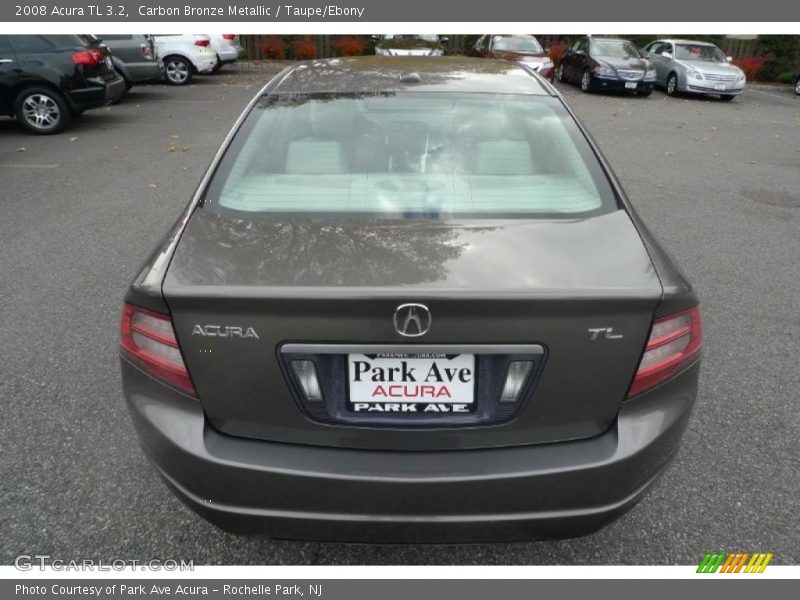 Carbon Bronze Metallic / Taupe/Ebony 2008 Acura TL 3.2