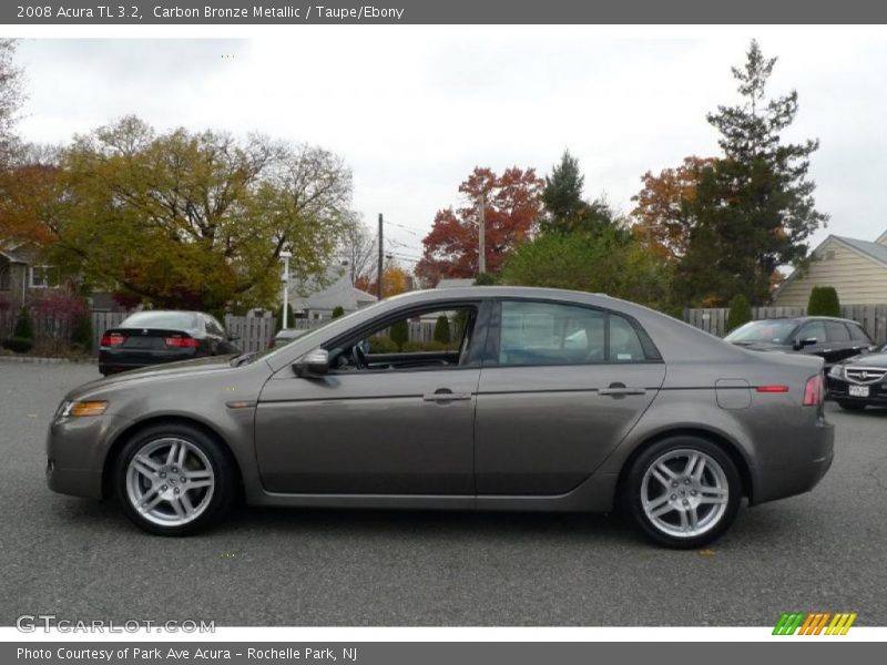 Carbon Bronze Metallic / Taupe/Ebony 2008 Acura TL 3.2