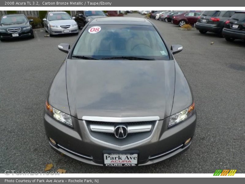 Carbon Bronze Metallic / Taupe/Ebony 2008 Acura TL 3.2