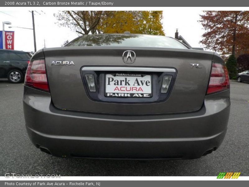Carbon Bronze Metallic / Taupe/Ebony 2008 Acura TL 3.2