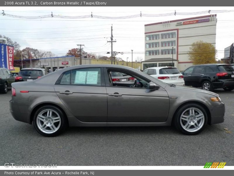 Carbon Bronze Metallic / Taupe/Ebony 2008 Acura TL 3.2