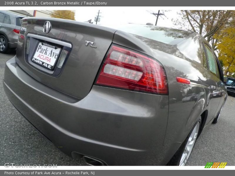 Carbon Bronze Metallic / Taupe/Ebony 2008 Acura TL 3.2