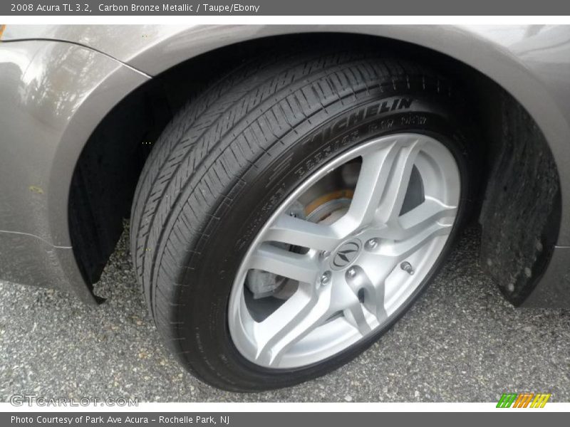 Carbon Bronze Metallic / Taupe/Ebony 2008 Acura TL 3.2