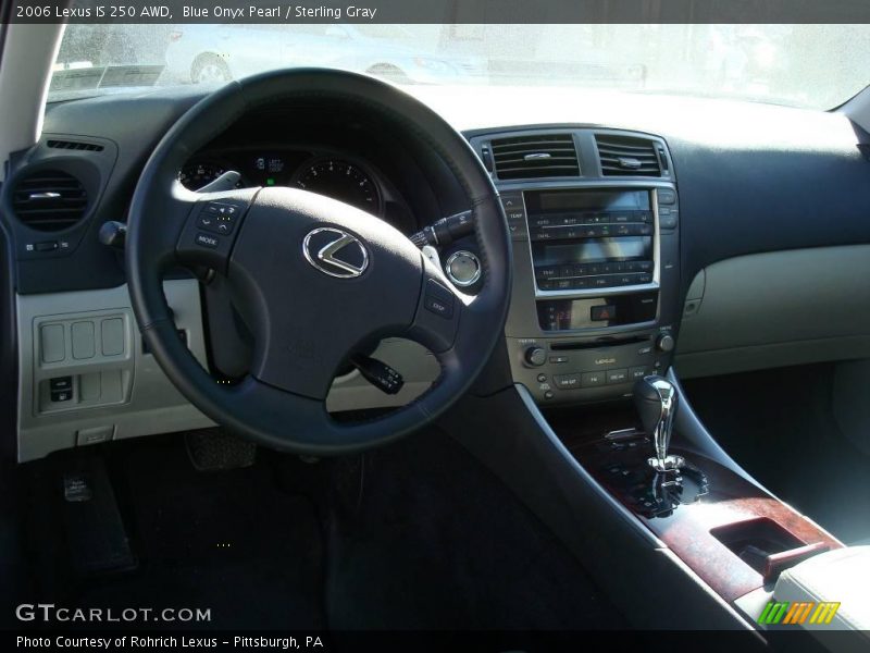 Blue Onyx Pearl / Sterling Gray 2006 Lexus IS 250 AWD
