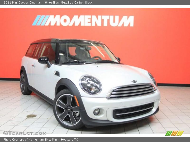 White Silver Metallic / Carbon Black 2011 Mini Cooper Clubman