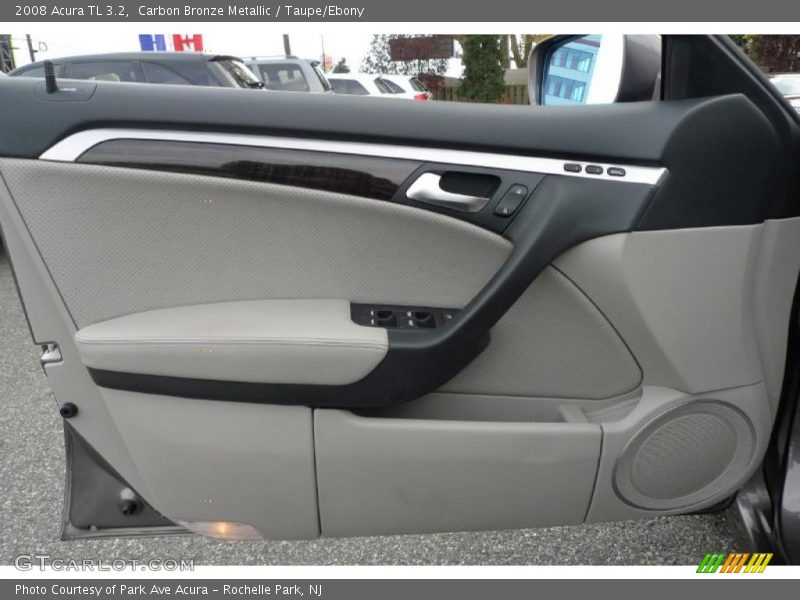 Carbon Bronze Metallic / Taupe/Ebony 2008 Acura TL 3.2