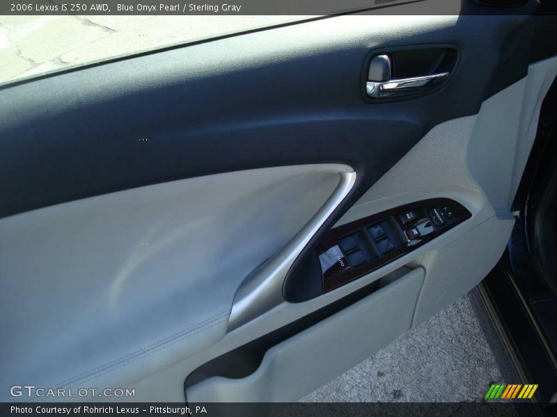 Blue Onyx Pearl / Sterling Gray 2006 Lexus IS 250 AWD