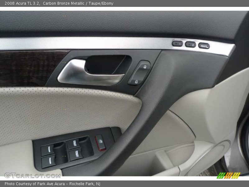 Carbon Bronze Metallic / Taupe/Ebony 2008 Acura TL 3.2