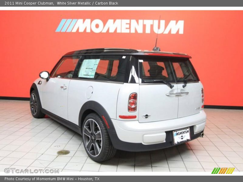 White Silver Metallic / Carbon Black 2011 Mini Cooper Clubman