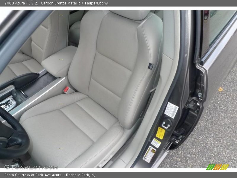 Carbon Bronze Metallic / Taupe/Ebony 2008 Acura TL 3.2