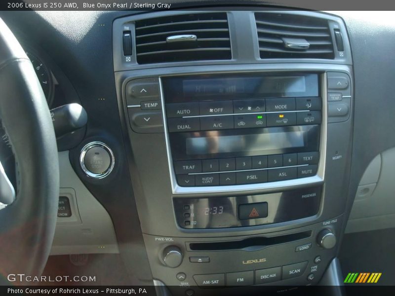 Blue Onyx Pearl / Sterling Gray 2006 Lexus IS 250 AWD