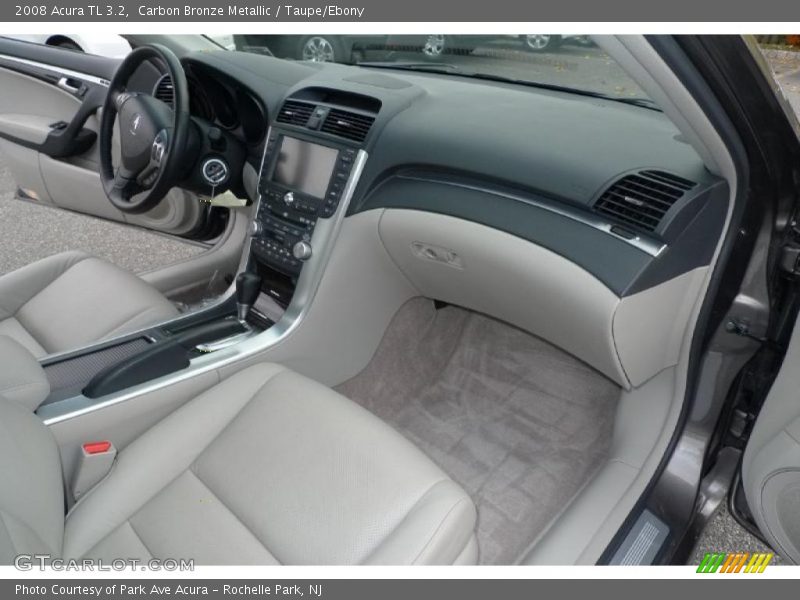 Carbon Bronze Metallic / Taupe/Ebony 2008 Acura TL 3.2