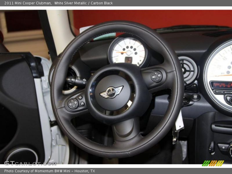 White Silver Metallic / Carbon Black 2011 Mini Cooper Clubman