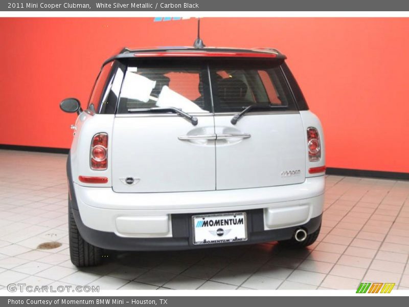 White Silver Metallic / Carbon Black 2011 Mini Cooper Clubman