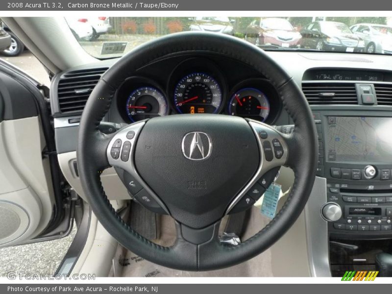 Carbon Bronze Metallic / Taupe/Ebony 2008 Acura TL 3.2