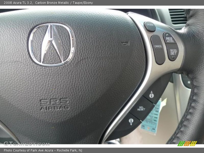Carbon Bronze Metallic / Taupe/Ebony 2008 Acura TL 3.2