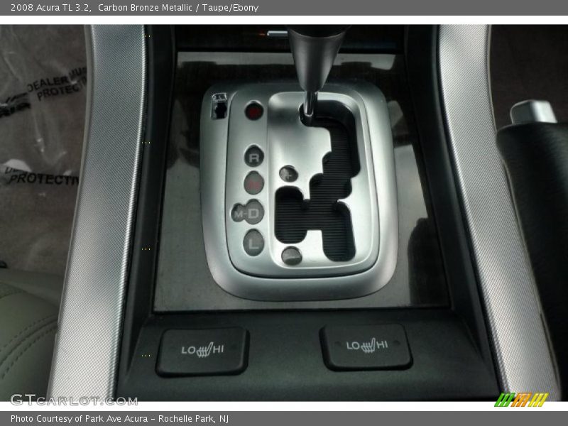 Carbon Bronze Metallic / Taupe/Ebony 2008 Acura TL 3.2
