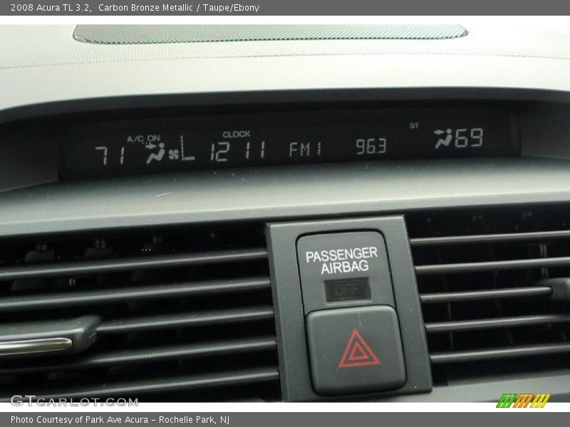 Carbon Bronze Metallic / Taupe/Ebony 2008 Acura TL 3.2