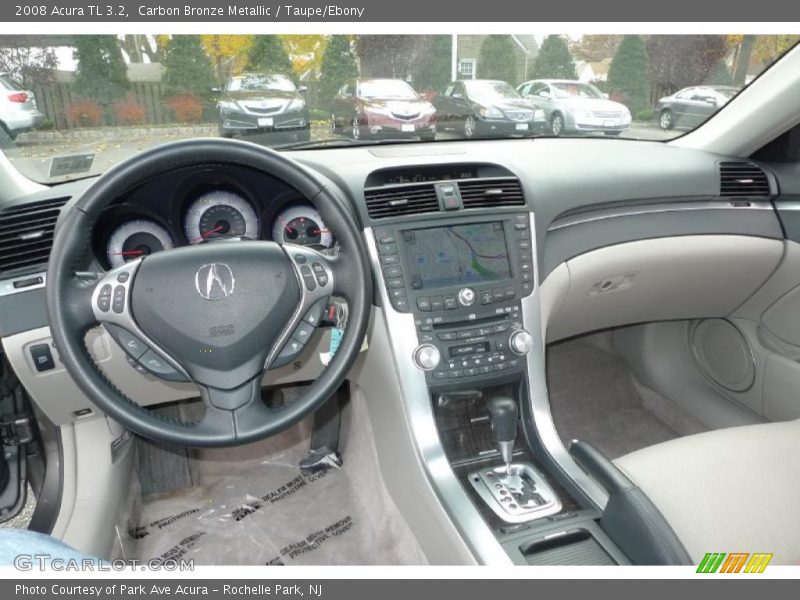 Carbon Bronze Metallic / Taupe/Ebony 2008 Acura TL 3.2