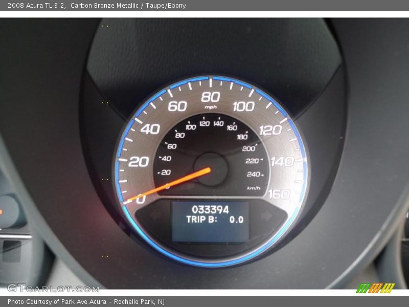 Carbon Bronze Metallic / Taupe/Ebony 2008 Acura TL 3.2