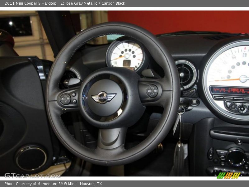 Eclipse Gray Metallic / Carbon Black 2011 Mini Cooper S Hardtop