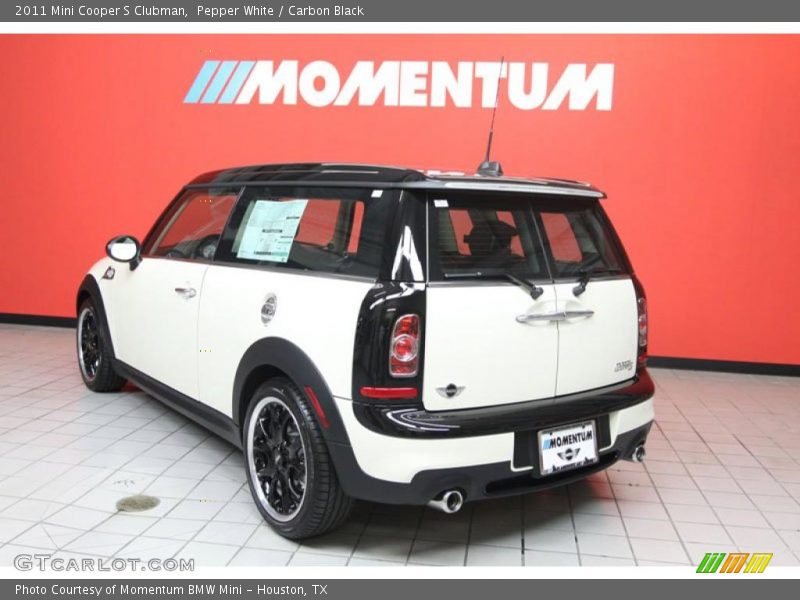 Pepper White / Carbon Black 2011 Mini Cooper S Clubman