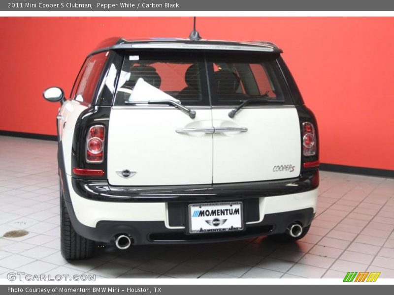 Pepper White / Carbon Black 2011 Mini Cooper S Clubman