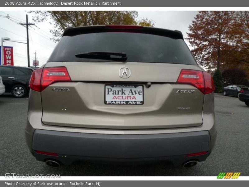 Desert Rock Metallic / Parchment 2008 Acura MDX Technology