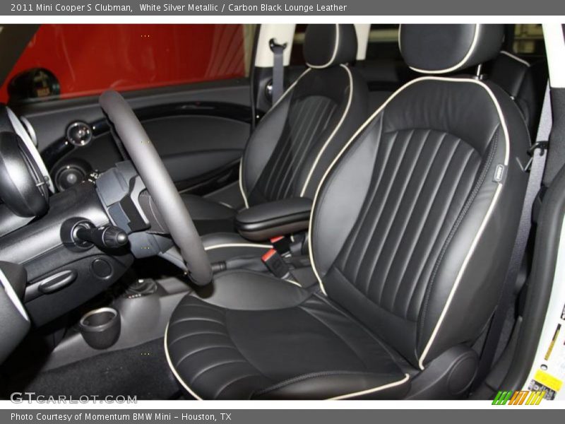  2011 Cooper S Clubman Carbon Black Lounge Leather Interior