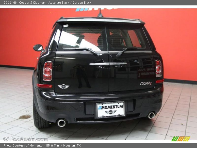 Absolute Black / Carbon Black 2011 Mini Cooper S Clubman