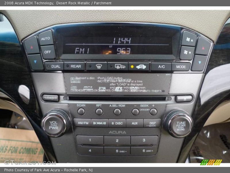 Desert Rock Metallic / Parchment 2008 Acura MDX Technology
