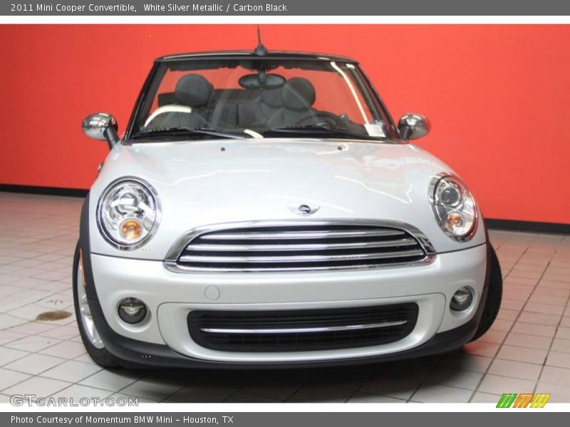 White Silver Metallic / Carbon Black 2011 Mini Cooper Convertible