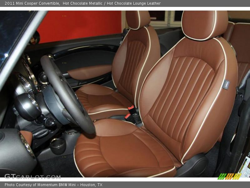  2011 Cooper Convertible Hot Chocolate Lounge Leather Interior