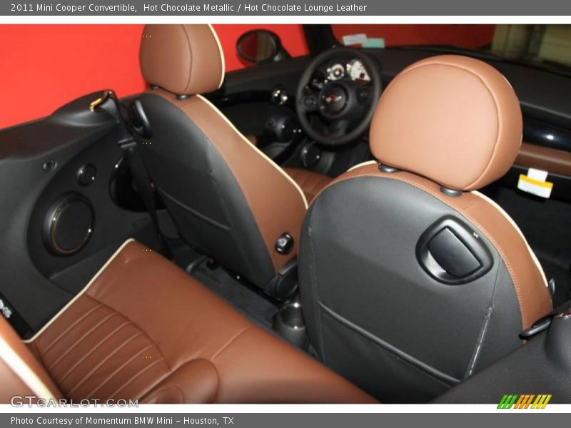  2011 Cooper Convertible Hot Chocolate Lounge Leather Interior