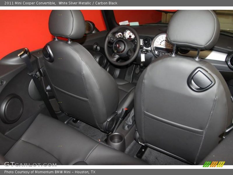 White Silver Metallic / Carbon Black 2011 Mini Cooper Convertible