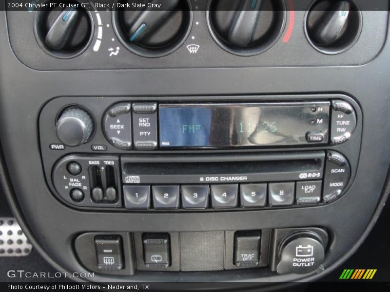 Controls of 2004 PT Cruiser GT