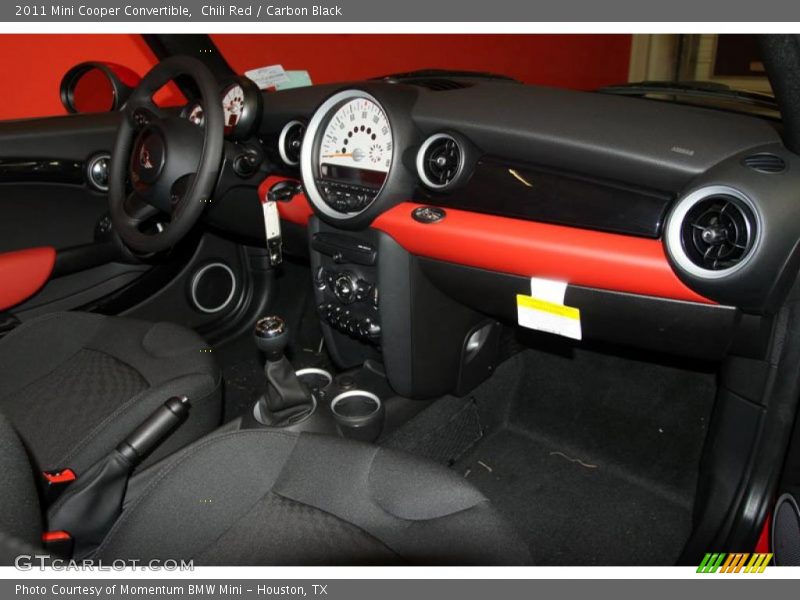 Chili Red / Carbon Black 2011 Mini Cooper Convertible