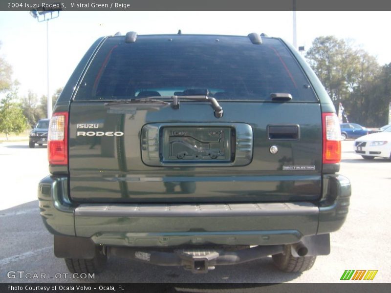 Mistral Green / Beige 2004 Isuzu Rodeo S