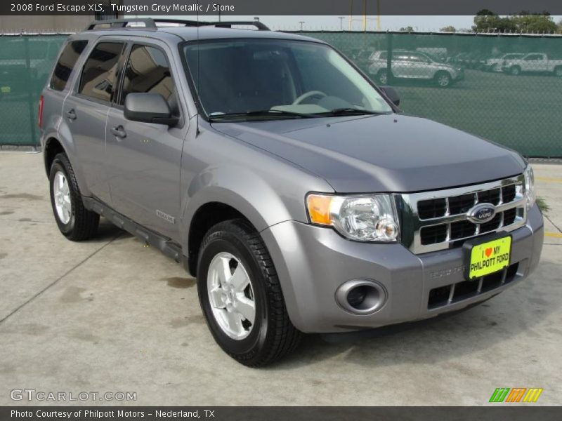 Tungsten Grey Metallic / Stone 2008 Ford Escape XLS