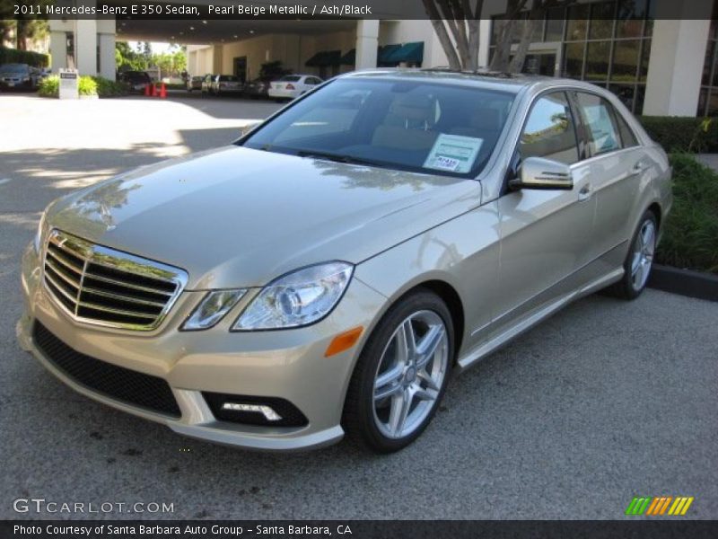 Pearl Beige Metallic / Ash/Black 2011 Mercedes-Benz E 350 Sedan