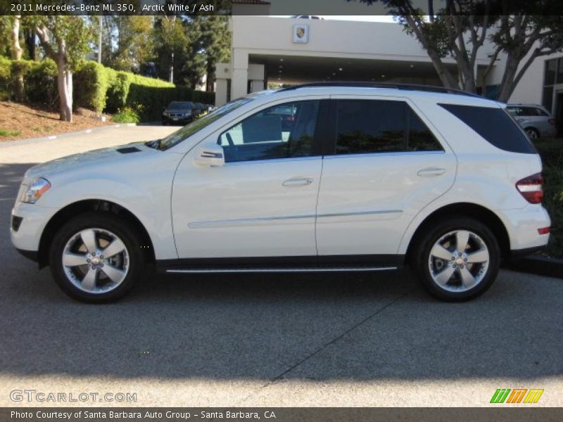 Arctic White / Ash 2011 Mercedes-Benz ML 350