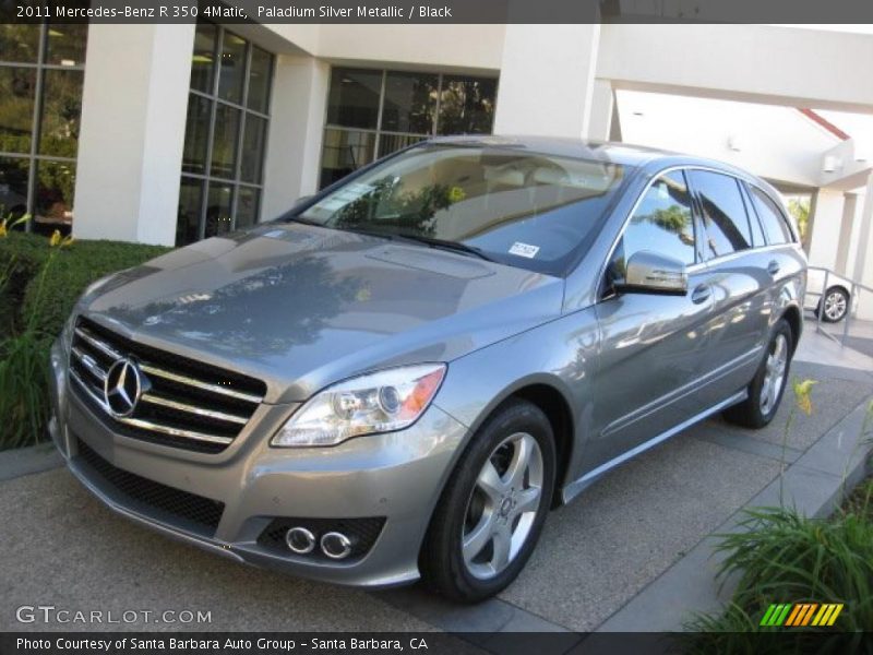 Paladium Silver Metallic / Black 2011 Mercedes-Benz R 350 4Matic