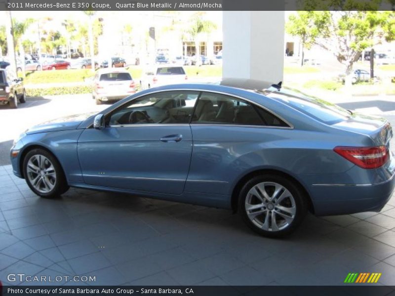 Quartz Blue Metallic / Almond/Mocha 2011 Mercedes-Benz E 350 Coupe