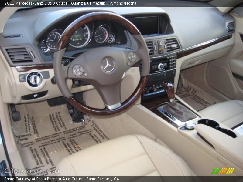 Quartz Blue Metallic / Almond/Mocha 2011 Mercedes-Benz E 350 Coupe