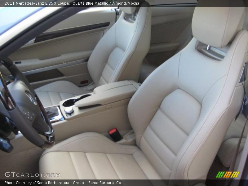 Quartz Blue Metallic / Almond/Mocha 2011 Mercedes-Benz E 350 Coupe